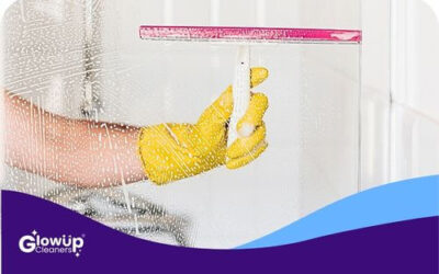 How to avoid calcium in the shower glasses?