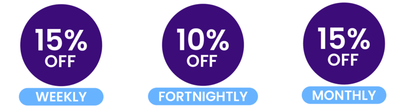 Regular Cleaning Discounts Pack Discounts